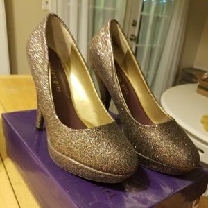 Madden Girl Glitter Heels Women's size 8.5